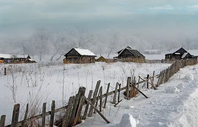 Деревня. Зима - Левитан И.И. Подробное описание экспоната, аудиогид,  интересные факты. Официальный сайт Artefact