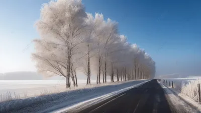 зимняя дорога стоковое изображение. изображение насчитывающей никто -  230447183