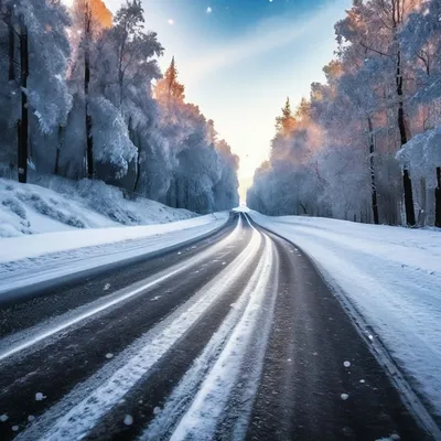 Файл:Зимняя дорога в деревне Засосенье.jpg — Википедия