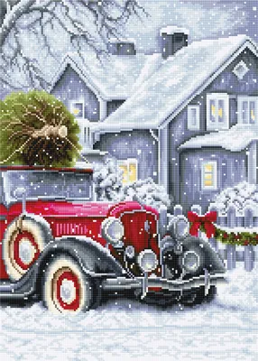 Зимние праздники пейзаж с деревянным знаком Векторное изображение  ©blinkblink 15501191