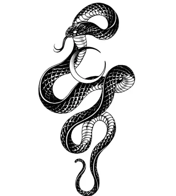 Арт, модель, девушка-змея, рисунок …» — создано в Шедевруме