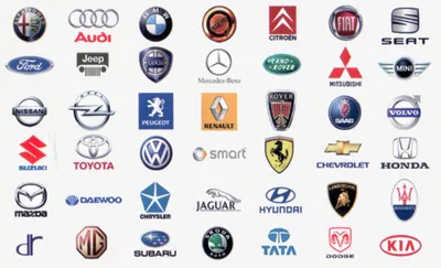 Эмблемы всех марок автомобилей - значки (логотипы) машин с названиями и фото