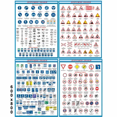 Стенд \"Дорожные знаки\"20078 купить у производителя - \"Краина стендов\"