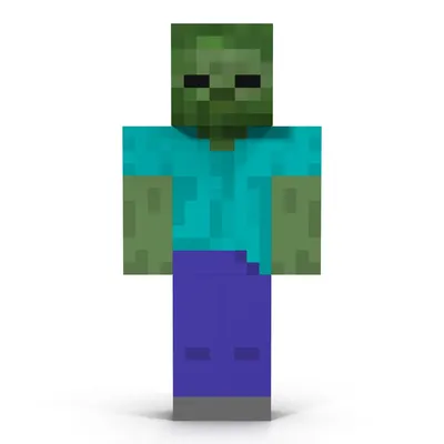 Minecraft Zombie Rigged for Cinema 4D 3D Model $29 - .c4d - Free3D