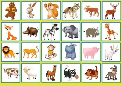Картинки зверей и животных для детей - 53 фото