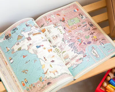 Отзыв о Книга \"Карты. Путешествие в картинках по континентам, морям и  культурам\" - Александра и Даниэль Мизелиньские | Любовь с первого взгляда