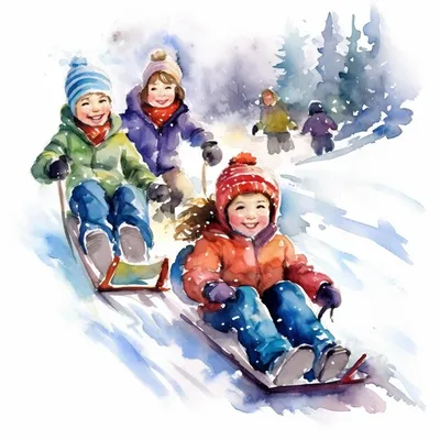 По снежку на санках дети, мчатся с горки словно ветер. - 14 Декабря 2011 -  Детский сад