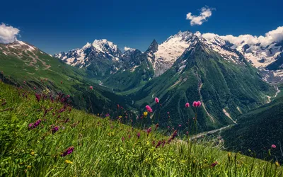 Кавказские горы (46 фото) - 46 фото