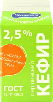 Кефир Простоквашино 2.5% 930мл - купить с доставкой в Vprok.ru Перекрёсток  по цене 93.90 руб.