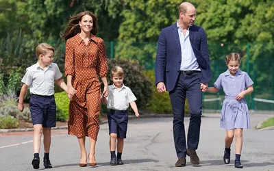 Кейт Миддлтон и принц Уильям с детьми посетили финал Уимблдона