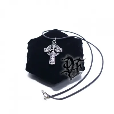 Рунический кельтский крест, серебряная подвеска купить на SilverDiscount.ru