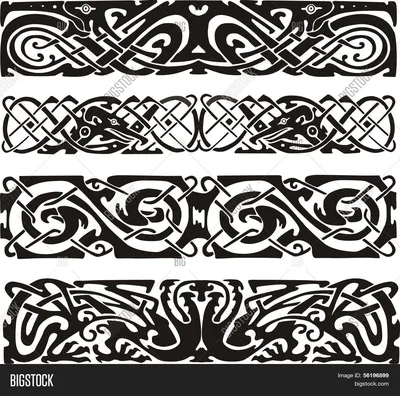 Векторный Кельтский Орнамент Этнический Орнамент Векторное изображение  ©DesignPicsInc 668252514