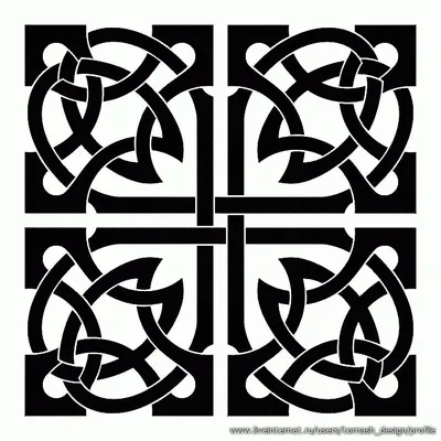 Кельтский Орнамент Симетричный, Дизайн машинной Вышивки
