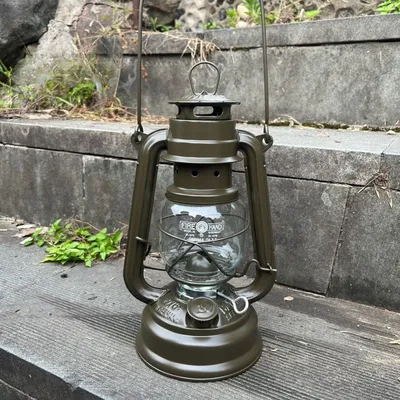 Керосиновая лампа 18 см в стиле ретро для кемпинга, Переносной Фонарь,  бронза, цветная масляная лампа, винтажный реквизит для фото, уличные фонари  для кемпинга | AliExpress