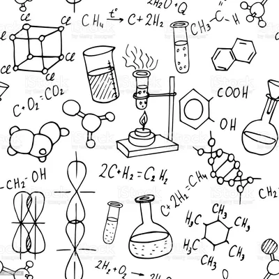 Рисунки в стиле химии - 41 фото