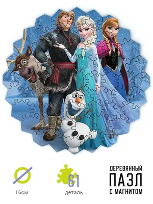 Купить картину-постер \"Сестры Анна, Эльза и забавный снеговик Олаф – герои  мультфильма \"Холодное сердце\" (Frozen)\" с доставкой недорого |  Интернет-магазин \"АртПостер\"