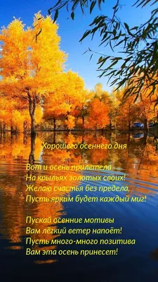 Картинки \"Хорошего осеннего дня!\" (100 шт.) | Осенний пейзаж, Пейзажи,  Осенние картинки