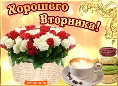 😊🌹 Доброго вторника! | Поздравления, пожелания, открытки! | ВКонтакте