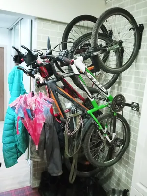 Где хранить велосипед в квартире? Идеи для хранения велосипеда дома