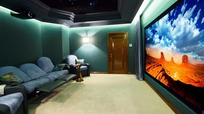 Домашний кинотеатр: насколько большим должен быть проекционный экран?