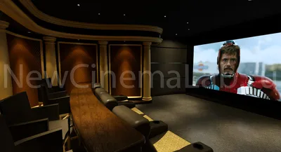 Домашний кинотеатр - Работа из галереи 3D Моделей