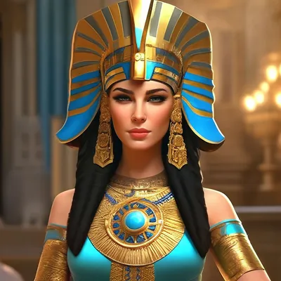 Egyptian Queen Cleopatra Portrait, Generative AI. Фотография, картинки,  изображения и сток-фотография без роялти. Image 211499588