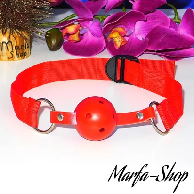 Кляп для БДСМ CHISA Red Ball Gag — купить недорого с доставкой, 1695701