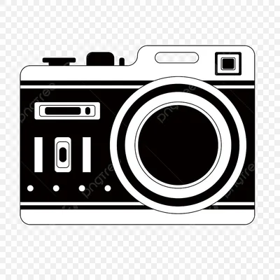 Цифровой фотоаппарат черно белый клипарт PNG , Картинки камеры, Цифровая  камера, камера PNG картинки и пнг рисунок для бесплатной загрузки