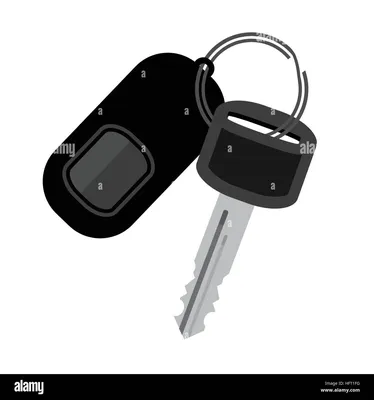 Ключи от машины в руке: макро