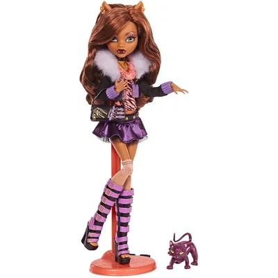 Купить кукла Monster High Клодин Вульф 12 см, цены на Мегамаркет