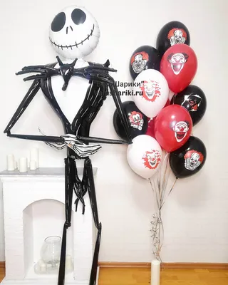 Фотография клоуна из шаров в высоком разрешении
