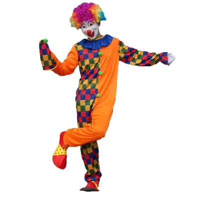 Клоун в костюме на изображении: фотография с отличным разрешением в формате JPG