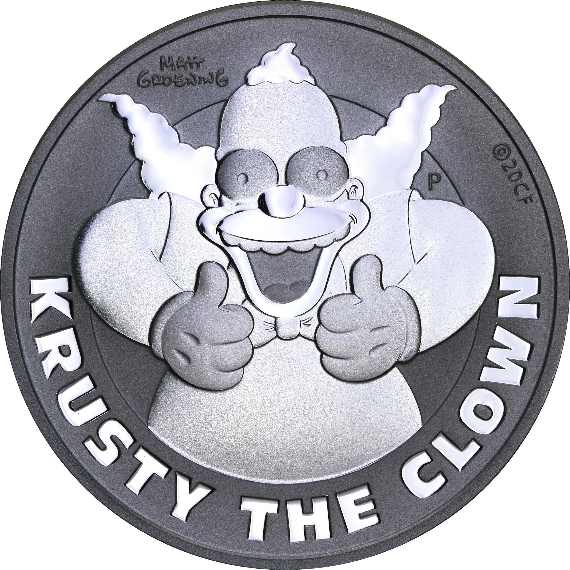 Clown coin. Монета с клоуном. Клоунская монета.