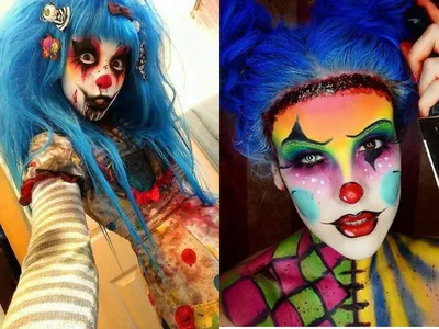 Самые ужасные клоуны на хэллоуин: фото в формате JPG