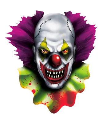 Клоун на хэллоуин: фото в формате PNG для веб-страниц