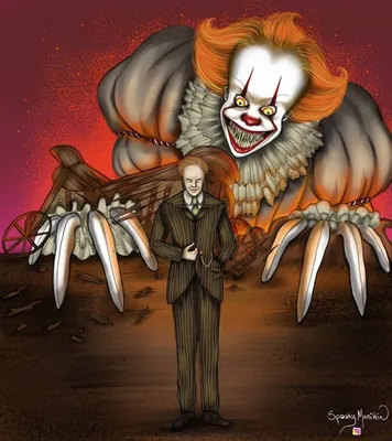 Клоун Пеннивайз в цирковом костюме
