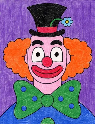 Клоунский рисунок в формате WebP
