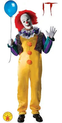 Клоун с большим зонтом: изображение для печати