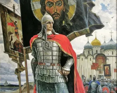 Святой благоверный великий князь Александр Невский - Икона