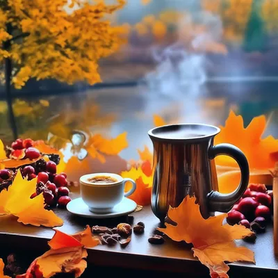 Завтрак с кофе и плодоовощами на доброе утро Стоковое Изображение -  изображение насчитывающей флористическо, эспрессо: 66994225