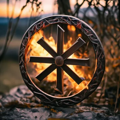 Vintage Talisman Viking Slavic Kolovrat Sun Wheel Amulet Charm Necklace for  Men | eBay