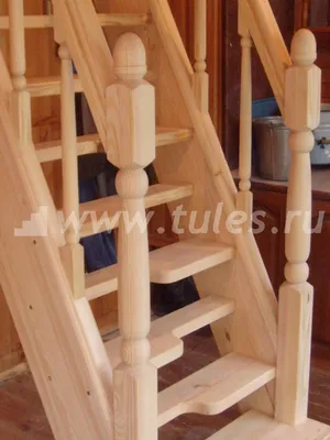 Малогабаритные ,компактные, маленькие деревянные лестницы на второй этаж  для дома и дачи в Туле