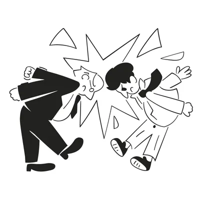 пары конфликт мультфильм злой мужчина PNG , человек, агрессия, ссоры PNG  картинки и пнг рисунок для бесплатной загрузки