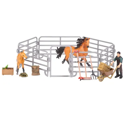 Фигурки Schleich - Игровой набор Конюшня Шляйх с лошадьми и аксессуарами -  Лошади 42195 купить в Москве | Доставка по России.