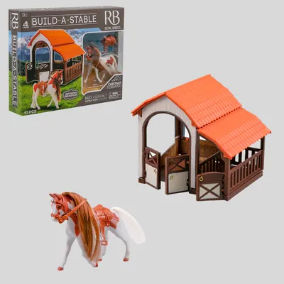Lanard: Игр.н-р конюшня \"ROYAL BREEDS\" с лошадкой 9 см: купить игрушечный  набор для девочек в интернет-магазине Marwin | Алматы, Казахстан