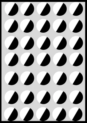 Чёрные квадраты: контрастные картинки для новорожденных | распечатать
