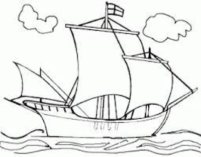 Корабли Срисовки Легкие Пошаговые (800 Рисунков) Рисунки Для Начинающих  Карандашом Простые Идеи Красивые Картинки