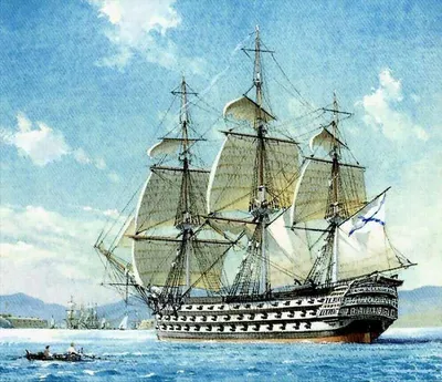 Русский парусный военный корабль «Двенадцать апостолов» (12 апостолов) |  Парусники, яхты