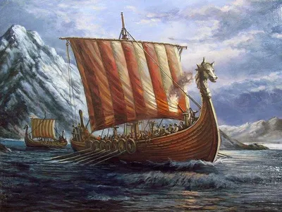Корабли викингов картинки фото