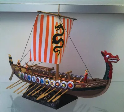 Схема корабля викингов (драккара) | Проектная деятельность